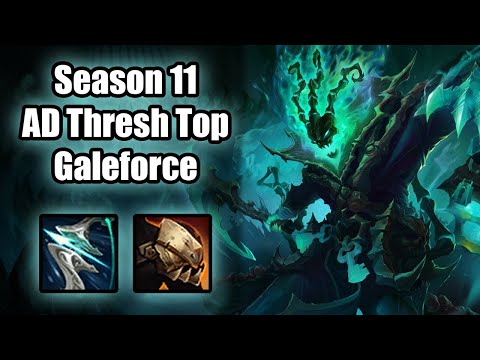 Galeforce AD Thresh Top vs Zed - Fear The Reaper - League of Legends Off Meta Season 11