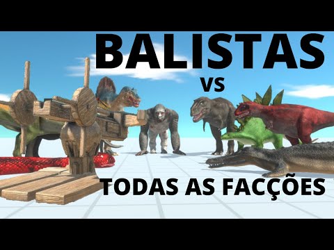 5 Balistas vs Todas as Facções-Animal Revolt Battle Simulator