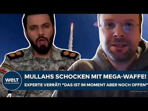 Video Thumbnail: IRAN-KRIEG: Mullahs schocken mit Mega-Waffe! Experte verrät! "Das ist im Moment aber noch offen!"