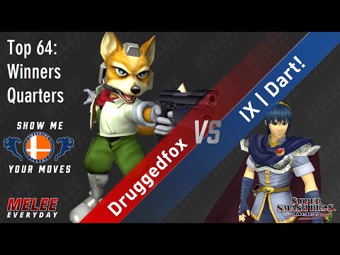 SMYM 17 - Druggedfox (Fox) vs. IX | Dart! (Marth) - SSBM - Top 64, WQ