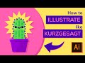 How to Illustrate like Kurzgesagt (In a Nutshell) | Illustrator Beginner Tutorial