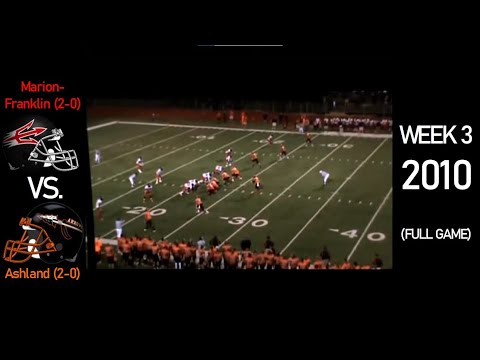 Marion-Franklin Red Devils (2-0) vs. Ashland Arrows (2-0) - 2010 Ohio H.S. Football (FULL GAME)