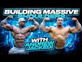 BUILDING MASSIVE SHOULDERS WITH ANDREW JACKED!