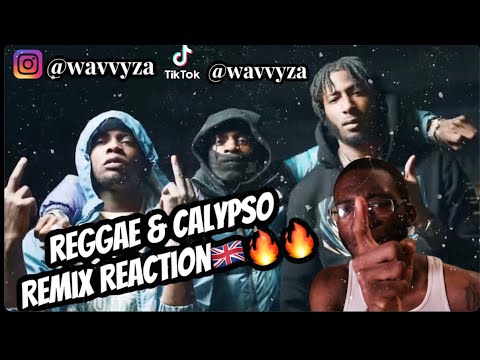 AMERICAN REACTS TO Russ Millions x Buni x YV x CH and Others - Reggae  & Calypso Remix 🇬🇧🔥🔥