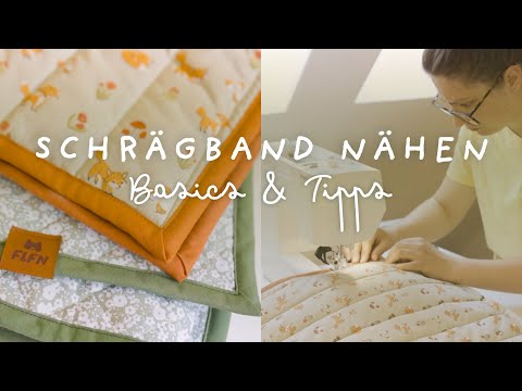 So einfach funktioniert Schrägband annähen inklusive Ecken & Rundungen 🧵💕 Meine Erfahrungen & Tipps