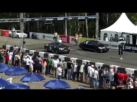 Mercedes S 65 AMG vs Bentley Continental GT V8 vs Nissan GT-R | Amazing Race | Cars World