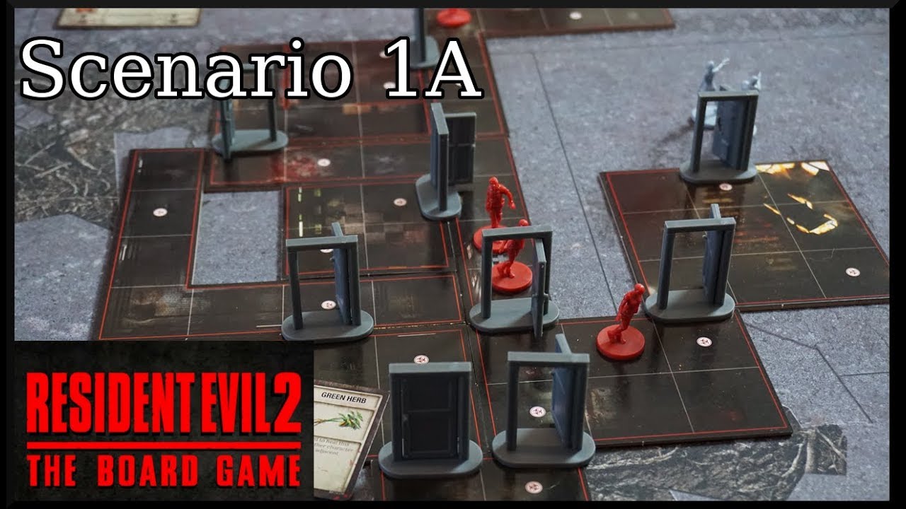 Resident Evil 2 The Board Game - Campaign - Scenario 1A