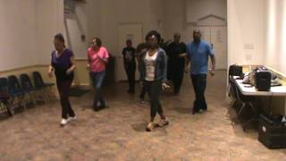 Walking on Air Line Dance 4-4-2017