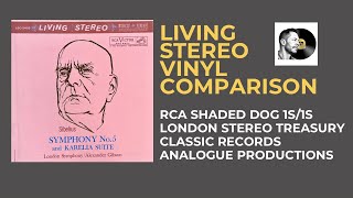 RCA Living Stereo Vinyl Comparison - Sibelius / Gibson / LSO
