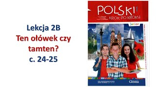 Krok po kroku Junior. Ten ołówek czy tamten?