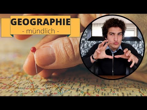 Mündliche Abiturprüfung Erdkunde - Tipps fürs Geographie Abitur