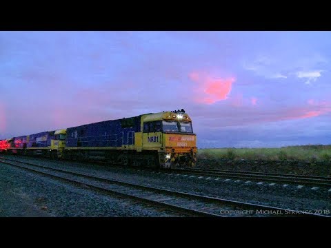 MP5 Freight Train With 5 Locos & 91 Wagons - PoathTV Australian Trains & Railways