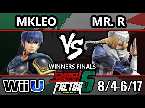 Smash Factor 6 Smash 4 - FOX MVG | MKLeo (Marth) Vs. BC | Mr. R (Sheik) Smash Wii U WF