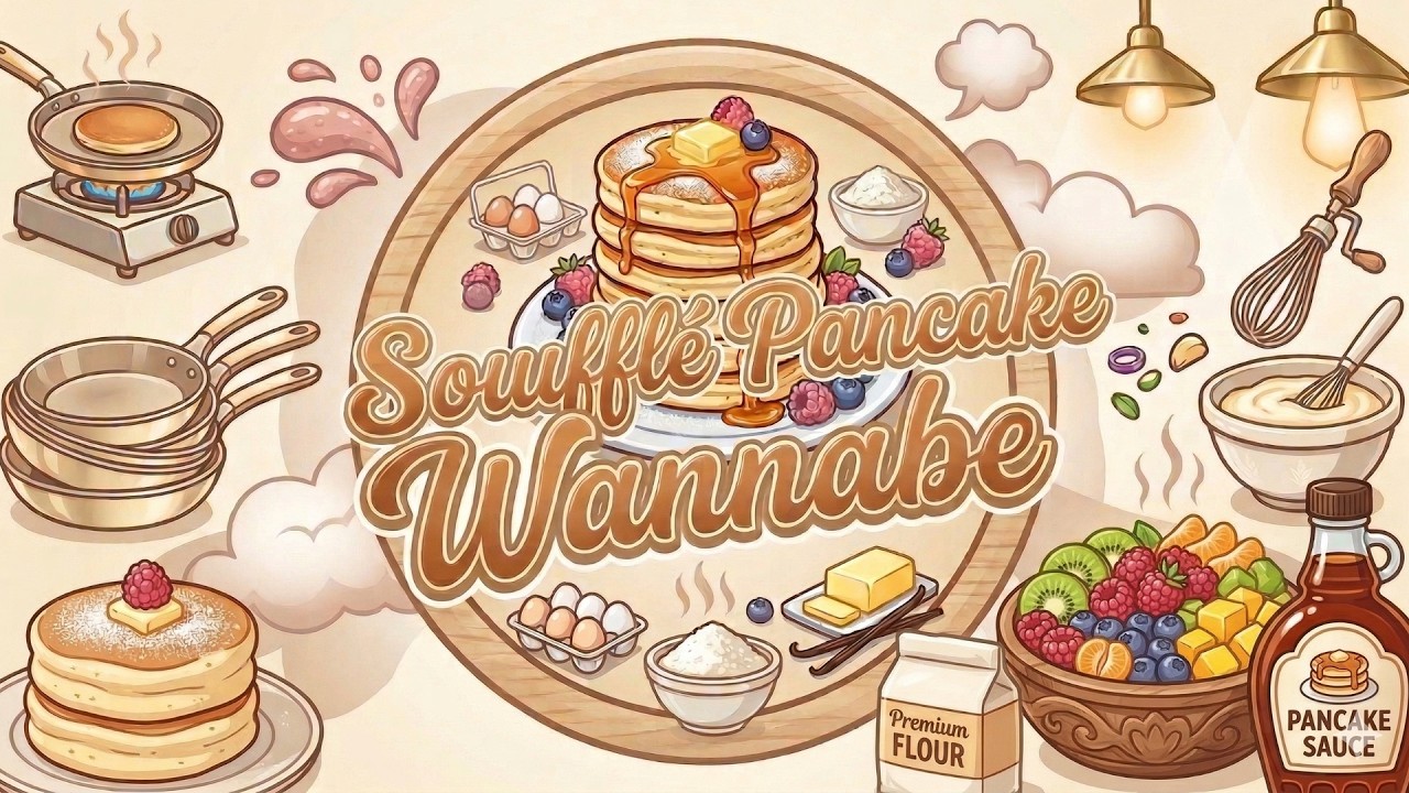 🏈 Bouncy 🥞 SOUFFLÉ Pancake 🔴LIVE! Vendor 🍉