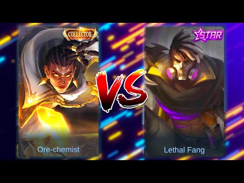 Brody Ore-chemist Skin VS Lethal Fang Skin | MLBB