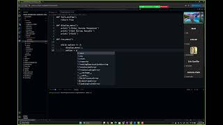 041625 COSC 1336 Python Survey App Menu