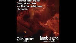 LAMB OF GOD - delusion pandemic