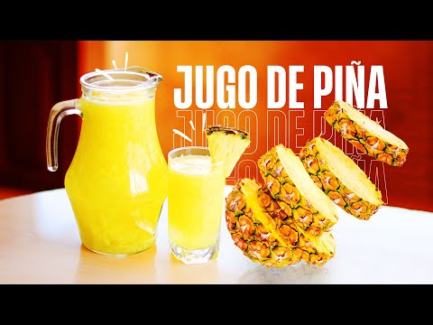 ¿Cómo hacer un delicioso Jugo de Piña 🍍 Raspado ? FÁCIL | Recetas Caseras @cocinaconrocioec