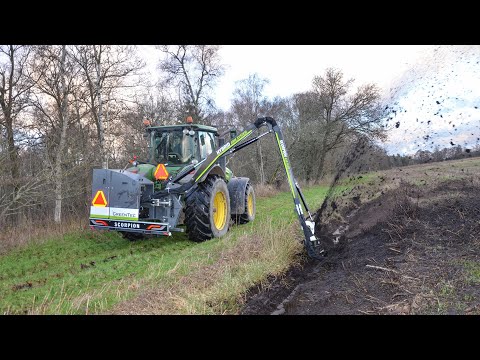 Ditch Cleaning Attachment For Tractor | GreenTec GR 70