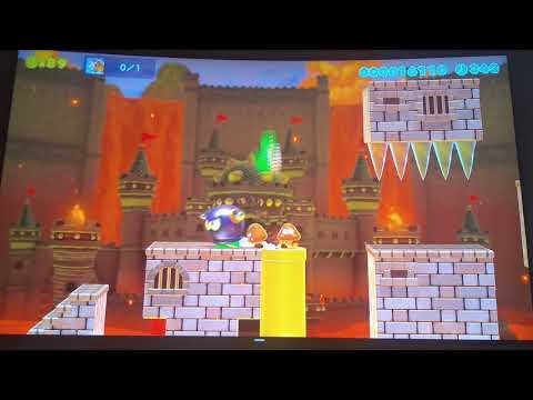 Tutorial to Mario Maker 2 level "Meowser's Newley Imrpved Castle"