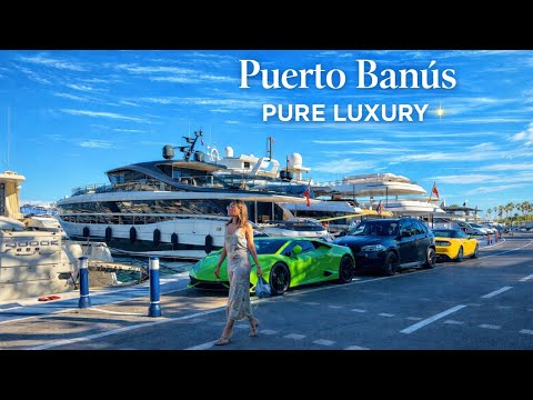 Puerto Banús Walking Tour | Marbella Luxury Yachts & Supercars