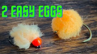 2 EASY EGG flies w/ About Trout (fly tying)
