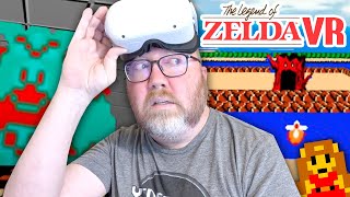 I BEAT Legend of Zelda in VR - All Bosses, Items and Triforce