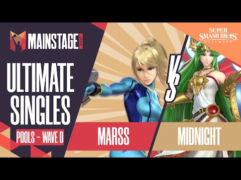 Marss vs Midnight - SSBU Singles: Pools Wave D - Mainstage 2021 | ZSS vs Palutena