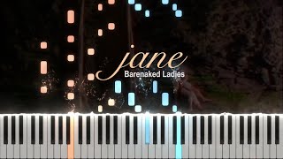Barenaked Ladies - Jane (Piano Tutorial by Javin Tham)