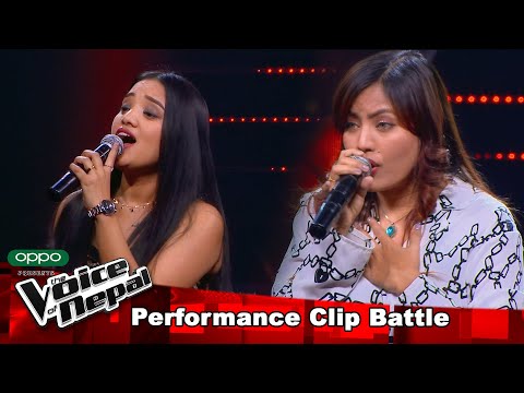 Afrita Vs Shriya "Timro Yaad" Battle Round - The Voice of Nepal 2021