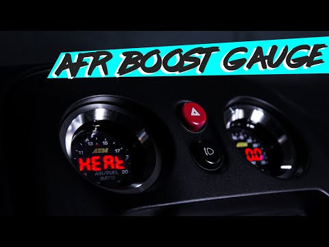 AEM X-SERIES AIR FUEL RATIO | BOOST GAUGE INSTALL | #OMGMIATA | EP55 | [4K60]
