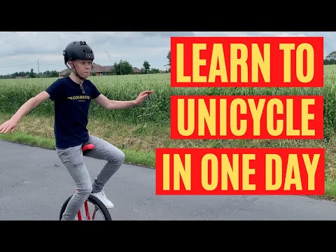 LEARN TO UNICYCLE IN JUST ONE DAY !