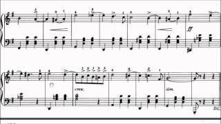 Video thumbnail of "Piano Pieces for Children Grade 3 No.42 Lehar Merry Widow Waltz (P.134) Sheet Music"