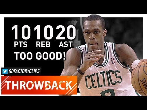 Throwback: Rajon Rondo Triple-Double Highlights vs Hawks (2012.04.11) - 10 Pts, 20 Ast, 10 Reb!