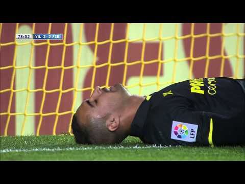 Goal of Musacchio (og 2-2) Villarreal CF - FC Barcelona - HD