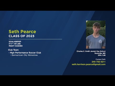 RR Seth Pearce Soccer Highlight Video - Class of 2023