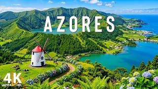 Azores 4K 🇵🇹 Portugal’s Volcanic Islands, Emerald Lakes & Atlantic Views