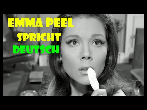 EMMA PEEL SPRICHT DEUTSCH ! #theavengers   Mit Schirm ,Charme und Melone  #retro  #60er