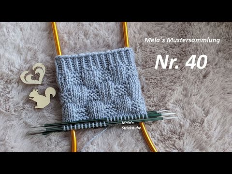 Sock pattern no. 40 - Pattern knitted in rounds / Woven pattern / knitting sock pattern