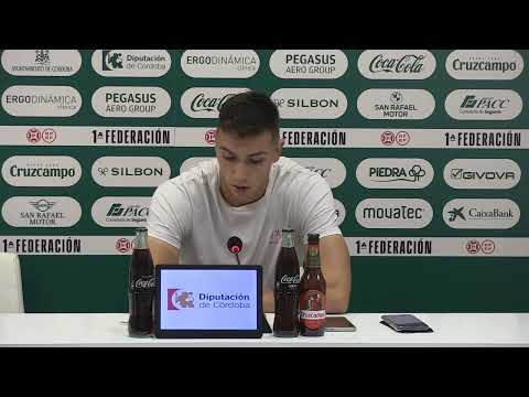 Adrián Fuentes, tras su gol ante el Talavera