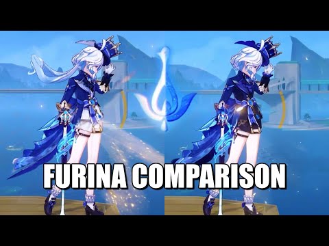 Furina Pneuma/Ousia Comparison (Character Design and Animation)
