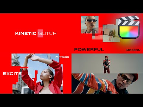 Kinetic Glitches Modular Template for Final Cut Pro — MotionVFX