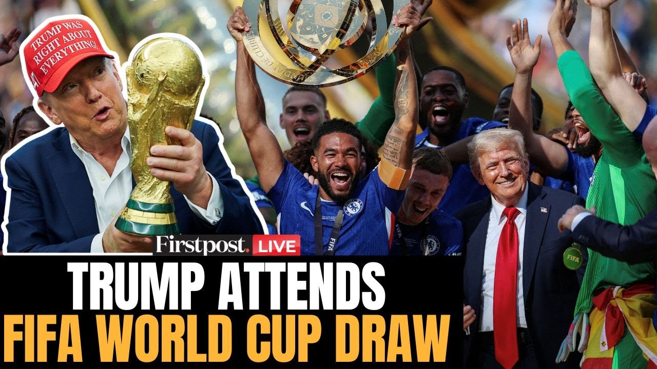 Trump at FIFA World Cup Draw LIVE: Donald Trump Attends FIFA World Cup 2026 Draw in Washington DC