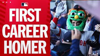 Roman Anthony goes DEEP for his first career home run!