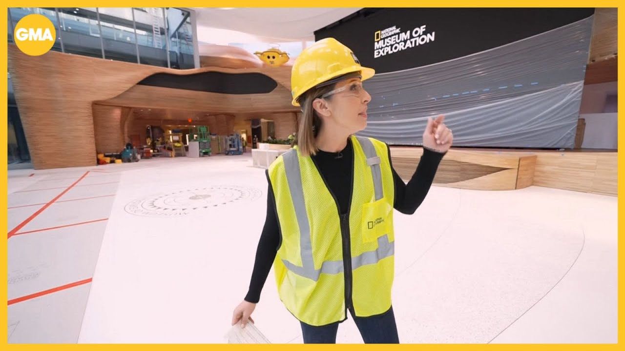 Tampilan pertama Museum Eksplorasi National Geographic