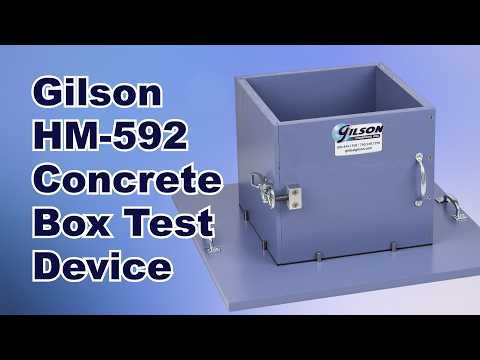 Gilson Slip Form Concrete Box Test Device (HM-592)