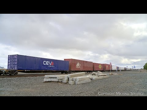 6MP4 Pacific National TOLL Container Train Enters The Loop At Gheringhap (7/6/2024) - PoathTV
