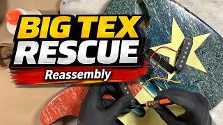 "Big Tex" Reassembly: Fixing the Neck Pocket and Installing Electronics