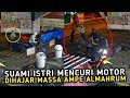 NGERIH Suami Istri Nyolong Motor Babak Belur Dihantam Massa