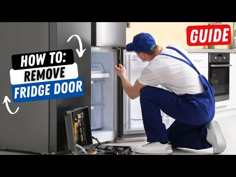 How to Easily Remove & Adjust Your Refrigerator Door | DIY Fridge Repair